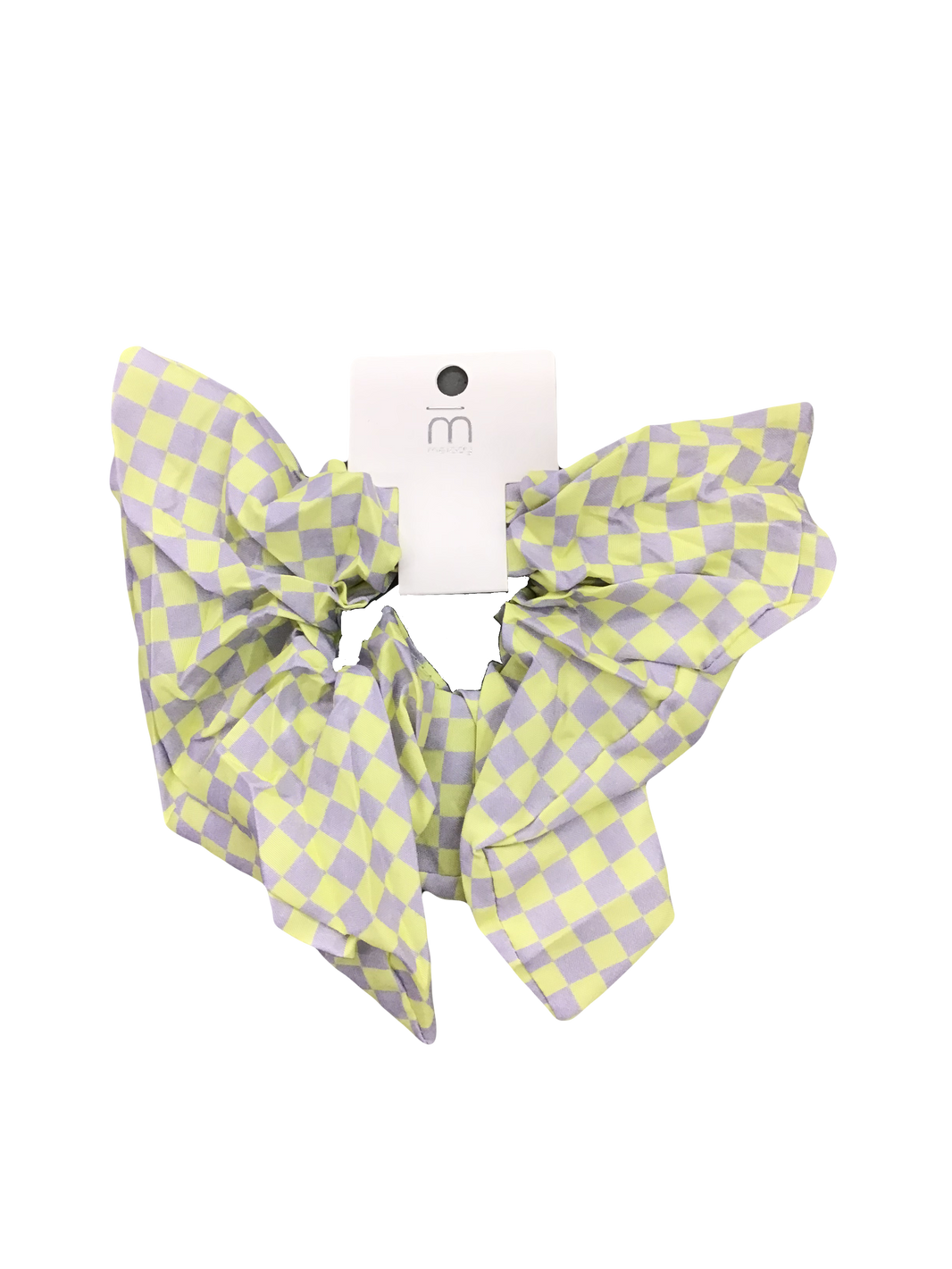 Checkered Scrunchie