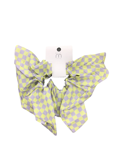 Checkered Scrunchie