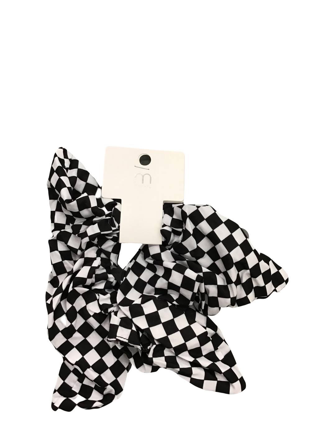Checkered Scrunchie