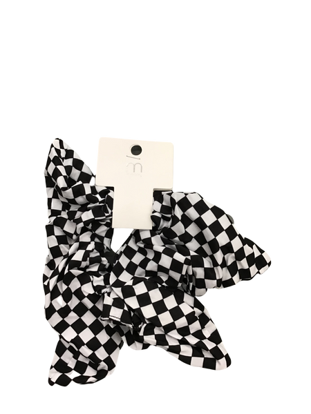 Checkered Scrunchie