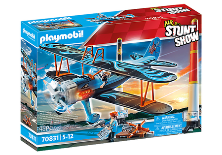 Playmobil Air Stunt Show Phoenix Biplane 70831