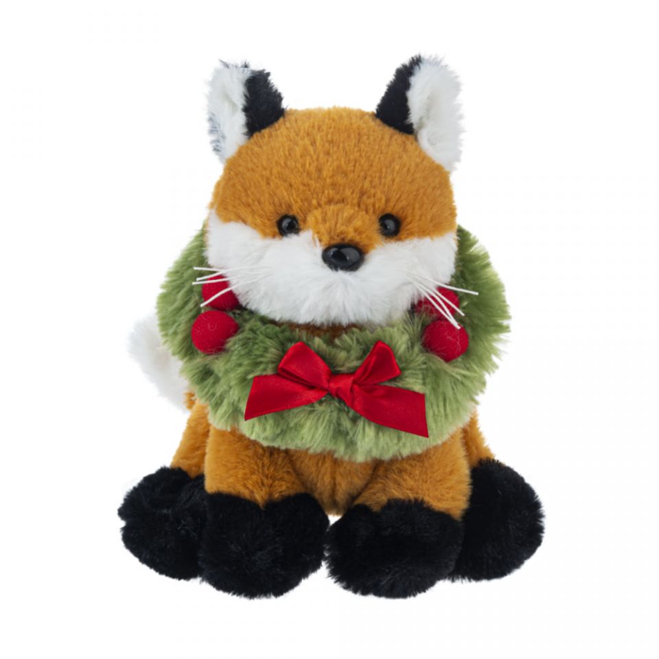 6” Yuletide Wreath Plush Animals