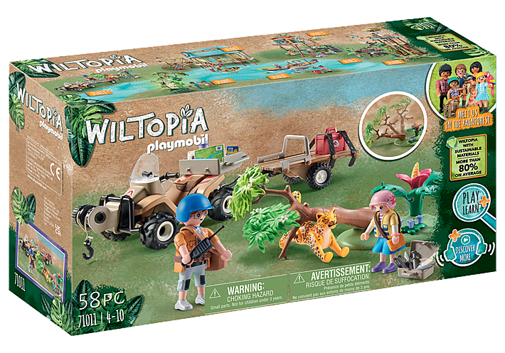 Wiltopia 71011 Animal Rescue Quad