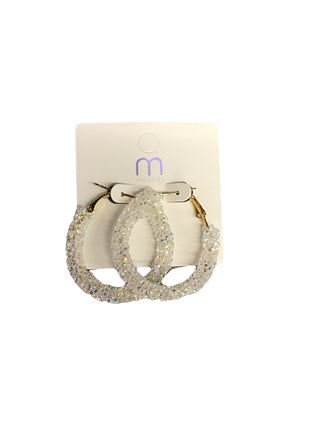 Chunky Metallic Hoop Earrings