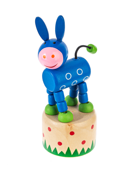 Wood Push Puppet