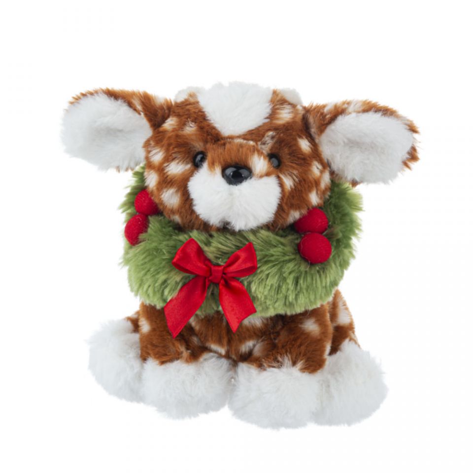 6” Yuletide Wreath Plush Animals