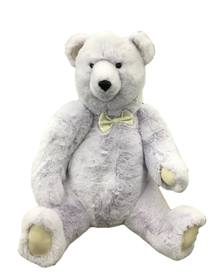 24" Lavender Sitting Plush Bear | Ditz Designs | 40698