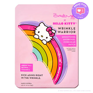 Hello Kitty Wrinkle Warrior Smoothing Hydrogel Forehead Patch
