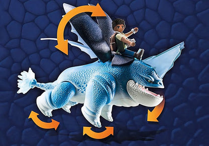 Playmobil Dragons Nine Realms: Plowhorn & D'Angelo