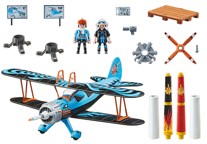 Playmobil Air Stunt Show Phoenix Biplane 70831