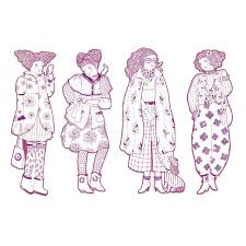 Les Demoiselles Rosemary & Friends | Fashion Coloring