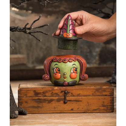Hagatha Hollow Head Container | Bethany Lowe x Johanna Parker