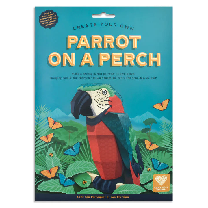 Create Your Own Parrot On Perch Craft Kit