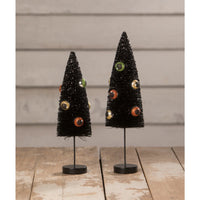 Eerie Eyeball Bottle Brush Tree Set | Bethany Lowe