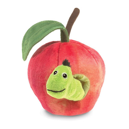 Folkmanis Worm in a Apple Puppet