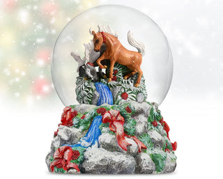 Winter Woodland | 2024 Breyer Musical Snow Globe | 700245