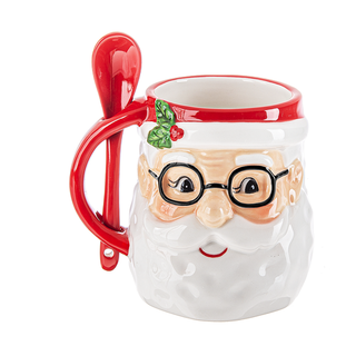 Christmas Icon w/Spoon Mug
