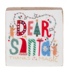 Whimsy Joyful Holiday Wooden Message Block