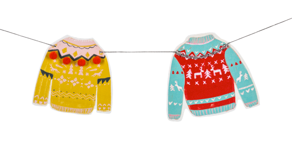 Ugly Sweater Garland