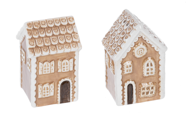 Gingerbread House Salt & Pepper Shaker Set (2 pc. set)