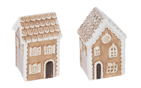Gingerbread House Salt & Pepper Shaker Set (2 pc. set)