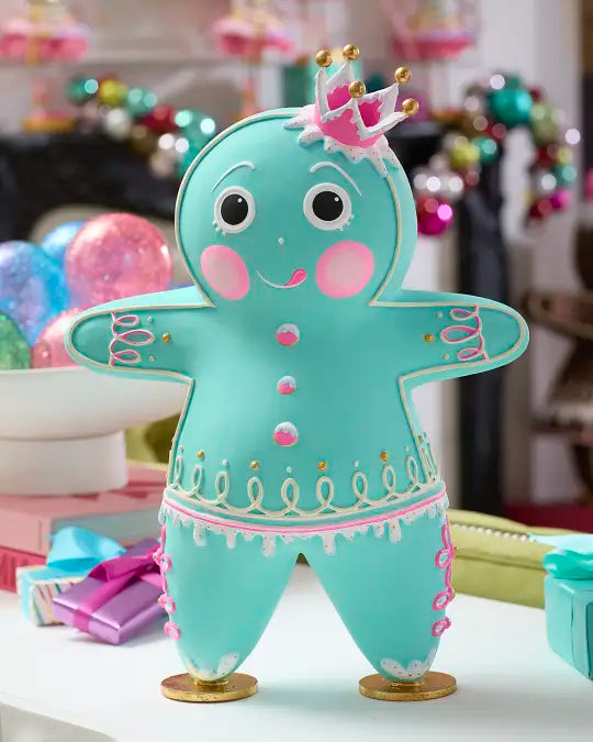 Rainbow Gingers - Dipsy or Dough Tabletop Gingerbread Figure | 18" Glitterville