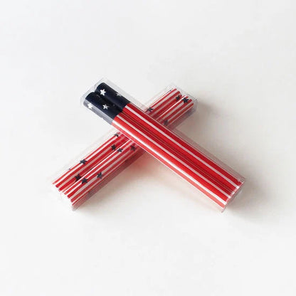 Star Spangled Taper Candles | Set of 2