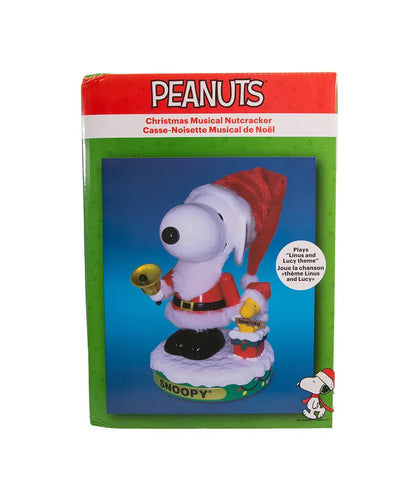 10" Peanuts© Battery Operated Snoopy Musical Nutcracker