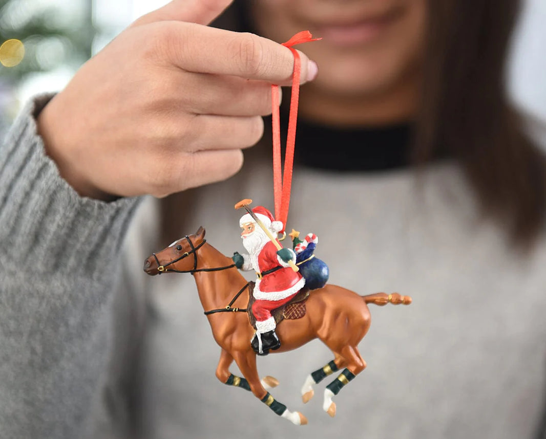 Breyer 700689 Polo Playing Santa | Ornament