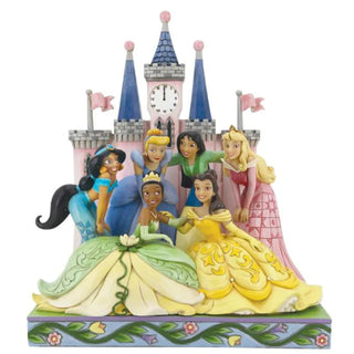 JIm Shore Disney Showcase Beautiful and Brave (Princess Group Castle)
