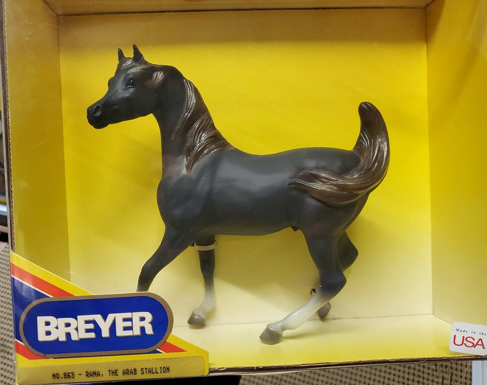 Pre-Owned #863 Rana | The Arabian Stallion Blue Chocolate Sham | Boxed