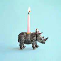 Rhino Porcelain Cake Topper