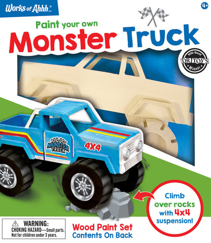 Paint Your Own - Monster Truck Kit