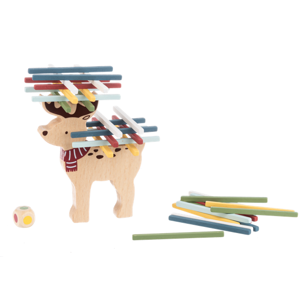 Wooden Reindeer Stacking Game | HX11986