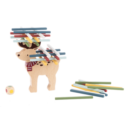 Wooden Reindeer Stacking Game | HX11986