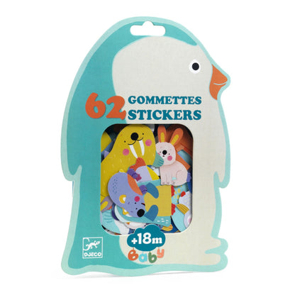 62 Gommettes Stickers | Baby Polar