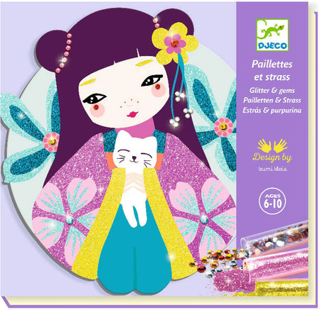 Onnanoko Glitter and Gems Board Craft Kit