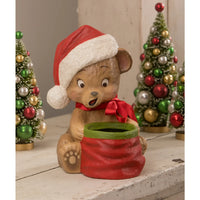 Christmas Surprise Bear Paper Mache | Bethany Lowe