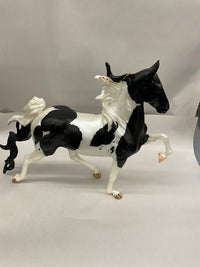 Pre-Owned 2023 Breyerfest Stagecoach Surprise | Black and White Tobiano Pinto - Matte | No Box