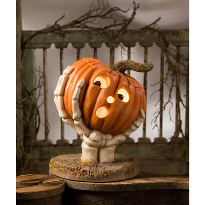 Ut-Oh Gotcha Pumpkin | Bethany Lowe