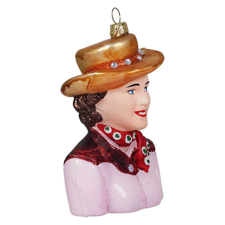 Vintage Cowgirl Glass Ornament | Cody Foster
