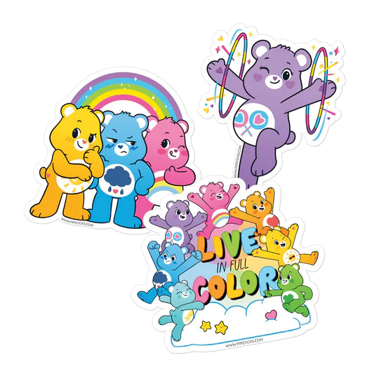 Super Tough Vinyl Care Bear Sticker Collection