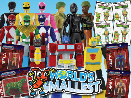 World's Smallest Micro Action Figure and Comic