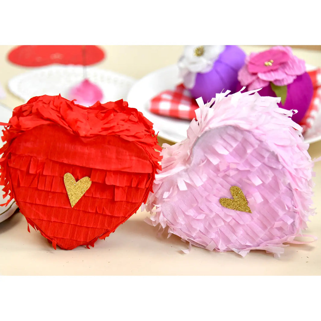 Mini Tabletop Heart Piñata