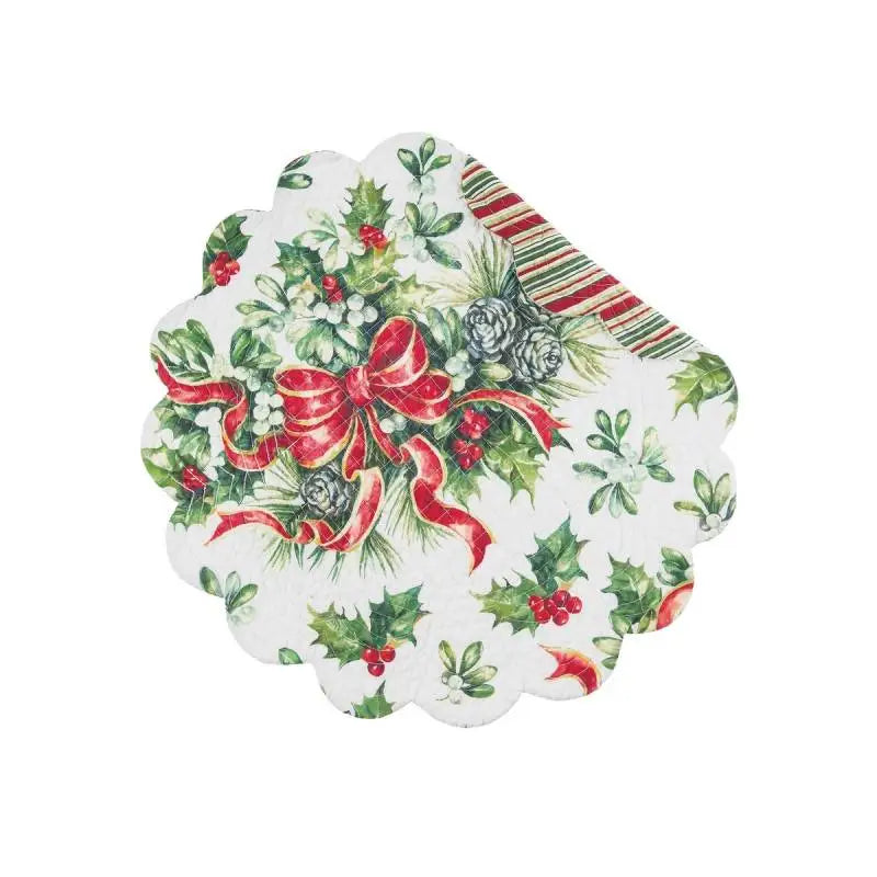 Quilted Holiday Cotton Placemat