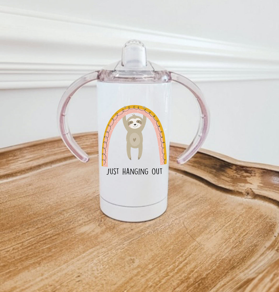 Just Hanging Out Sloth Sippy Cup