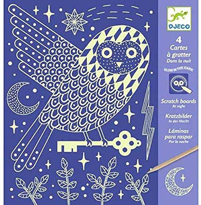 Scratch Cards | At Night - Glow In the Dark