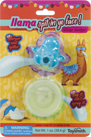 Llama Spit in Yo Face Slime Sucker Toy