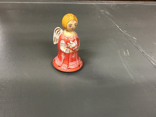 Small Wooden Angel Red