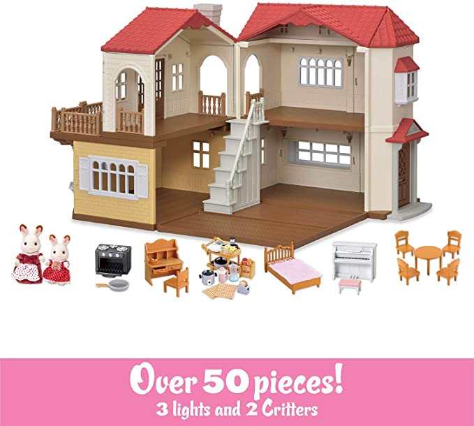 Calico Critters Red Roof Country Home Gift Set